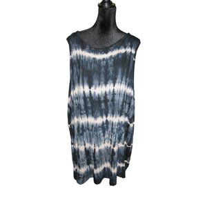BOGO LIVI  Plus Size   30/32 Sleeveless Tie Dye Blouse Rayon & Spandex